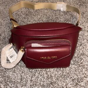 Michael Kors Burgundy Crossbody Bag